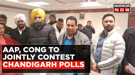 chandigarh mayor elections congress and aap